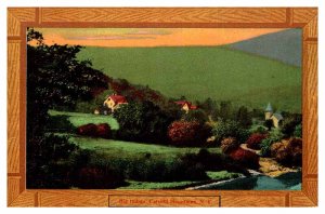 Postcard HOUSE SCENE Catskills New York NY AP6553