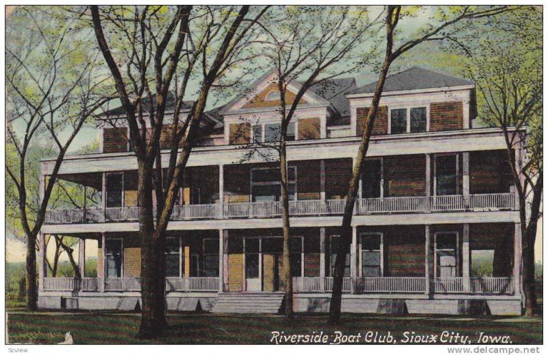 Exterior, Riverside Boat Club, Sioux City, Iowa, PU-1911