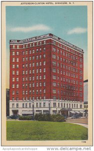 Jefferson-Clinton Hotel Syracuse New York 1938