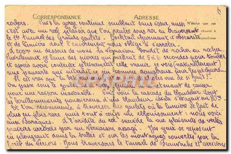 Old Postcard Great Narrow