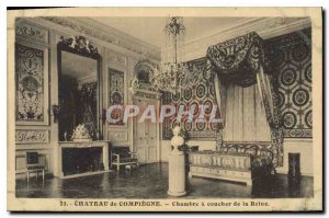 Postcard Old Chateau de Compiegne Bedroom Queen