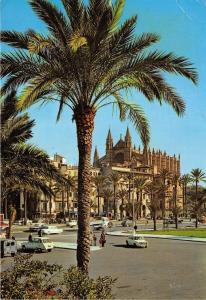 B33349 Mallorca Palma Pase de Sagrera u la Catedral spain