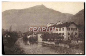 Old Postcard Saint Etienne De Baigorry Hotel Restaurant du Trinquet