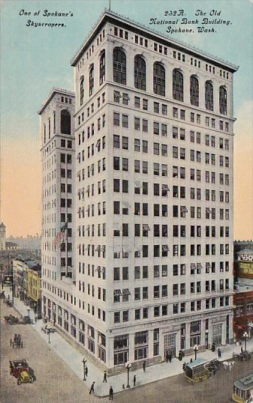 Washington Spokane Old National Bank Building 1912