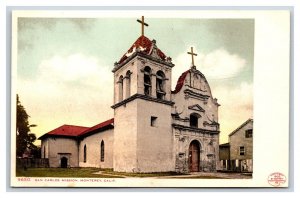 San Carlos Mission Monterey California UNP Detroit Publishing UDB Postcard Q20