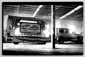 Ford Festival Patriotic Ad Trailer HC Thorbahn Lancaster PA J Fridy Postcard G44