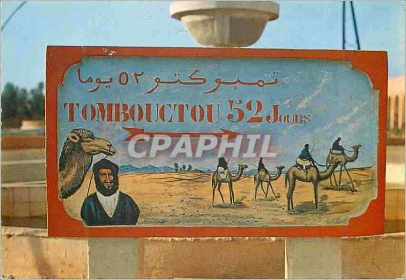 CPM Le Maroc Pittoresque Zagora Depart pour l'Aventure Tombouctou Mali Chameaux