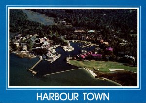 South Carolina Hilton Head Island Sea Pines Plantation Harbour Town Aerial View