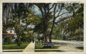 Ridgewood Ave - Daytona, Florida FL Postcard