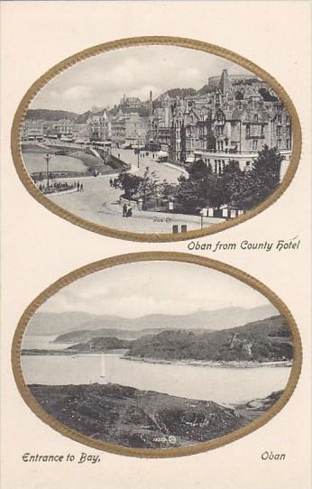 Scotland Oban From County Hotel and Entrance To Bay