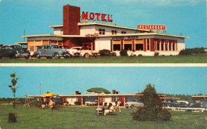 Tourinns Motor Court KIPTOPEKE BEACH, VA Roadside Motel c1950s Vintage Postcard