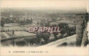 Old Postcard Avranches the Vallee de la See