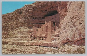 Native Americana Indian~Camp Verde AZ~Montezuma Castle Nat'l Monument~1950s Pc 