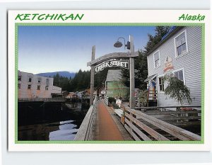 Postcard Creek Street Ketchikan Alaska USA
