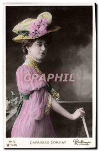 Old Postcard Gabrielle Dorziat