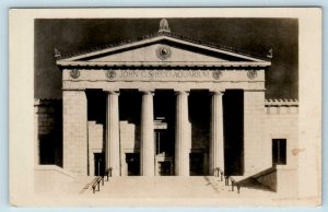 RPPC  CHICAGO, Illinois IL ~ Entrance JOHN G. SHEDD AQUARIUM Stadler Postcard