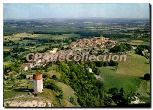 Postcard Modern Tarn et Garonne Puylaroque (Tarn and Gar) Aerial view