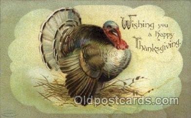 Artist Ellen Clapsaddle, Thanksgiving writing on back close to perfect corner...