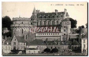 Old Postcard The Chateau Amboise