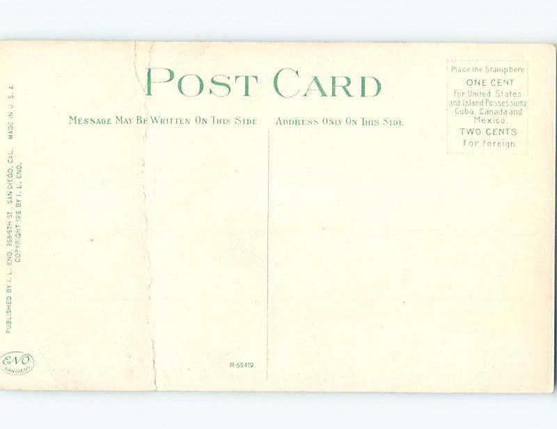 Divided-Back BUILDING San Diego California CA ho3548