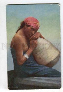 401000 EGYPT CAIRO nude girl sphinx Vintage TUCK postcard