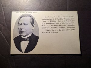 Mint Mexico Postcard Benito Juarez Portrait