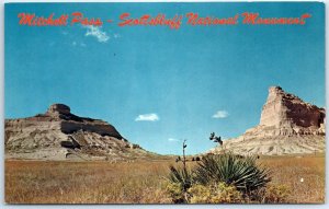 M-59714 Scottsbluff National Monument Mitchell Pass Looking West Gering Nebraska