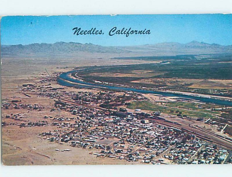 Pre-1980 AERIAL VIEW Needles California CA A5256