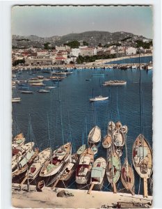 Postcard Le port et les yachts, Cannes, France