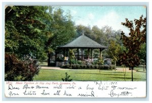 1907 Music Pavilion At Nay Aug Park Scranton Pennsylvania PA Antique Postcard 