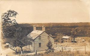 Harvard MA Shaker Village Fruitlands and Shaker Home RPPC Postcard