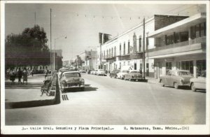 Matamoros Tams Calle Gral Cars Real Photo Postcard