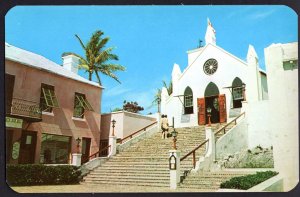 Bermuda ST. PETER'S St. George's Parish Church  built in 1713 - Chrome