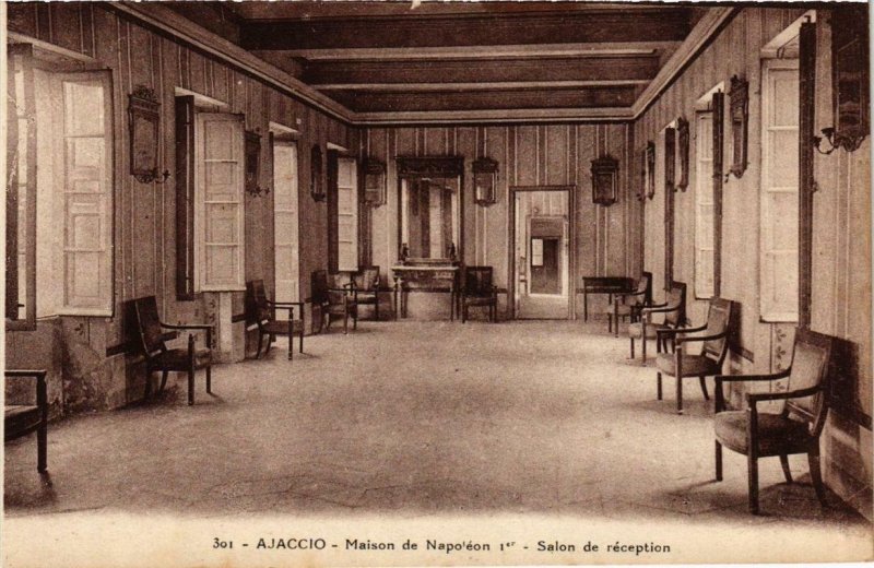 CPA CORSE- Ajaccio- Maison Napoleon Ier, Salon de réception. (710134)
