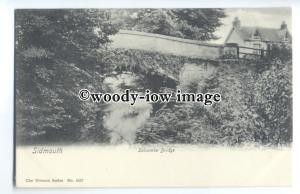 tq0567 - Devon - An Early View of the Salcombe Bridge, in Sidmouth - Postcard