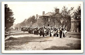 2nd Suffolk Regiment  Church Parade Alder Shot  UK  Postcard