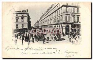 Paris Old Postcard The Rivoli arcades