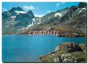 Postcard Modern Lai Blau mit Piz Rondadura