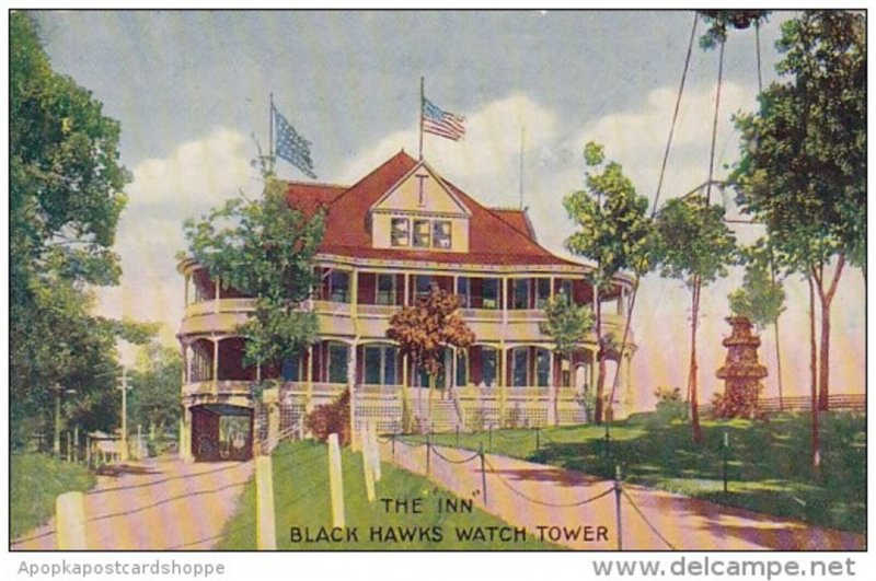 Illinois Rock Island The Inn Black Hawks Watch Tower