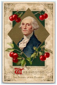 1917 George Washington The Father Of His Country Berries Winsch Back Postcard