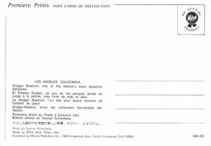 Dodger Stadium - Los Angeles, California