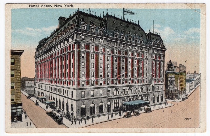 Hotel Astor, New York