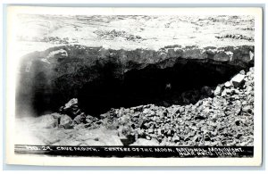 Cave Mouth Craters Of The Moon National Monument Arco Idaho RPPC Photo Postcard