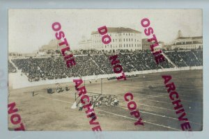 Syracuse NEW YORK RPPC c1910 FOOTBALL TEAM Game ARCHIBOLD STADIUM Players NY