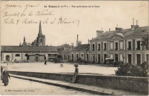 CPA Redon vue exterieure de la Gare (1236729)