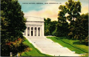 Vtg 1930s Lincoln National Memorial near Hodgenville Kentucky KY Unused Postcard