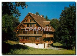 Modern Postcard Schweiz Freilichtmuseum Ballenberg ob Brienz