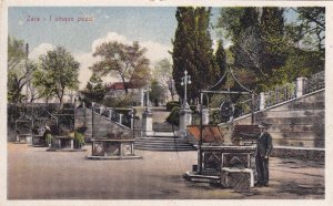 Zara Cinque Pozi Park Attendant Croatia Old Postcard