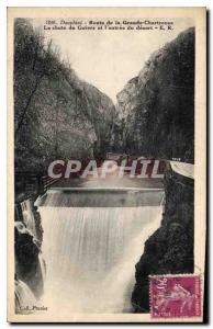 Postcard Old Route Dauphine Grande Chartreuse Guiers and the Fall of the entr...