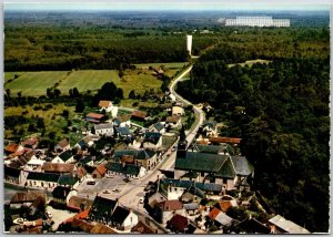 Nancay (Cher) Vue Aerienne Route De Souesmes France Buildings Houses Postcard